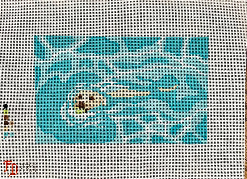 Lab Swimming Canvas