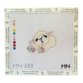 Flower Power Lamb Dog Toy Canvas