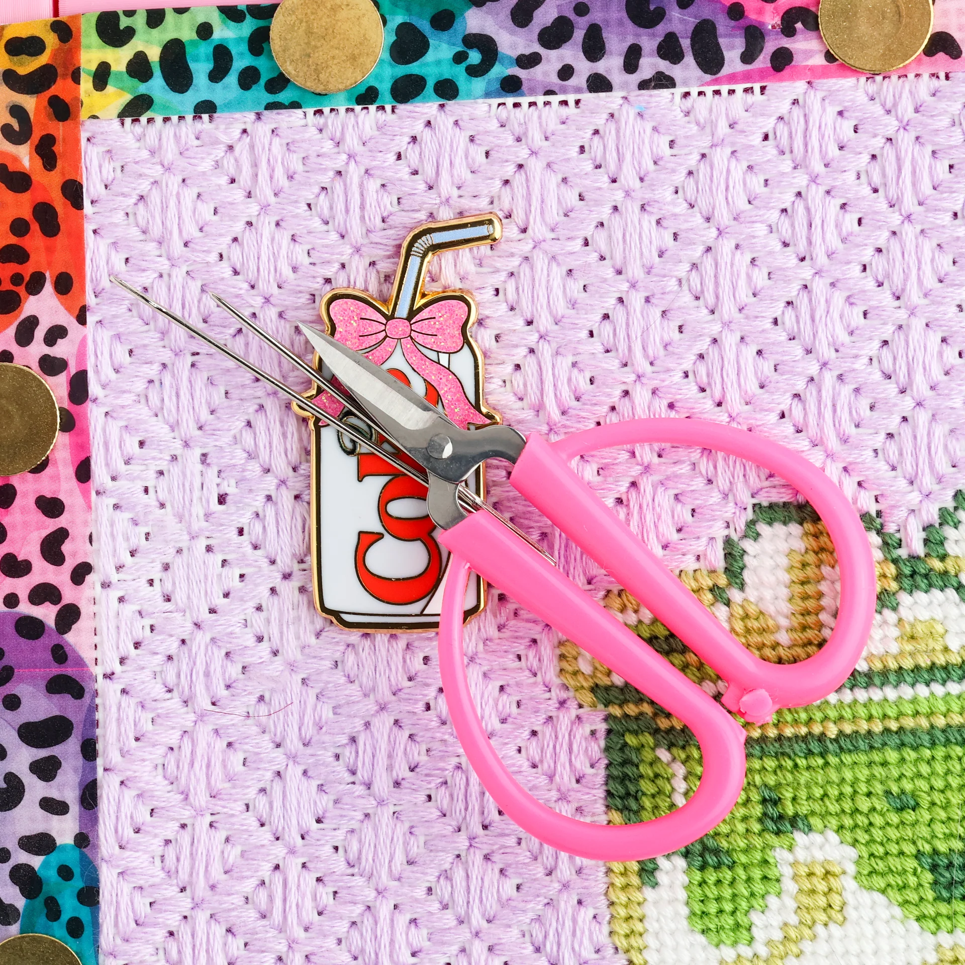 Diet Soda Can Needle Minder